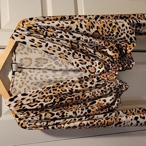 Jaguar print crop top and pants